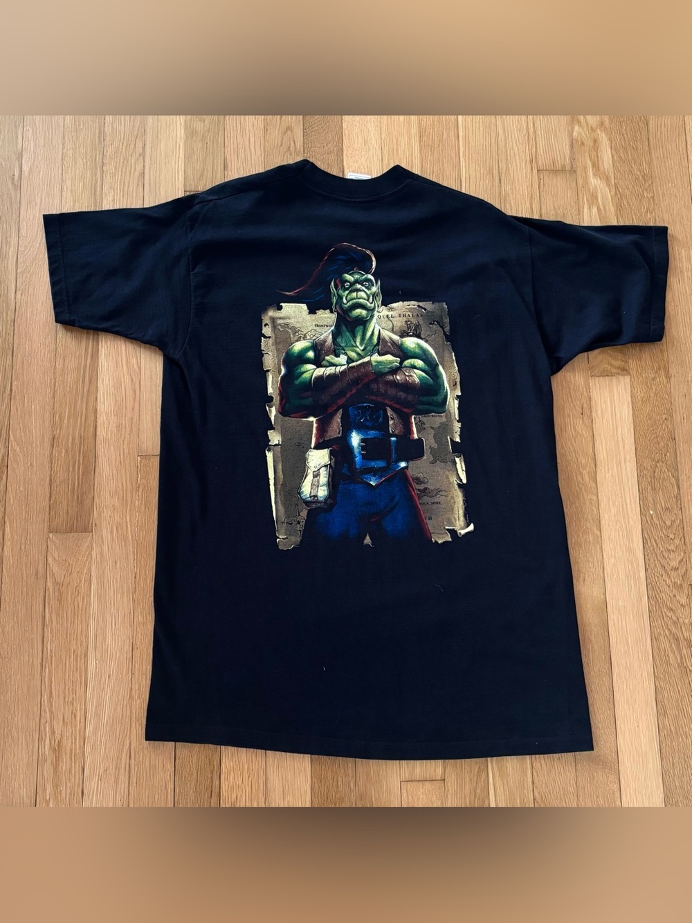 Vintage 1996 Warcraft Adventures Lord of the Clans Promo Shirt XL Blizzard Game